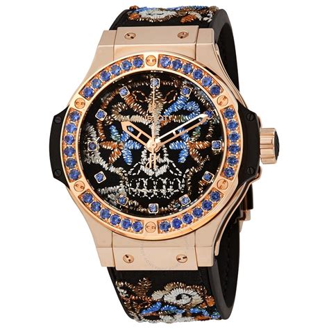 Hublot Big Bang Broderie Sugar Skull Gold Automatic Men's